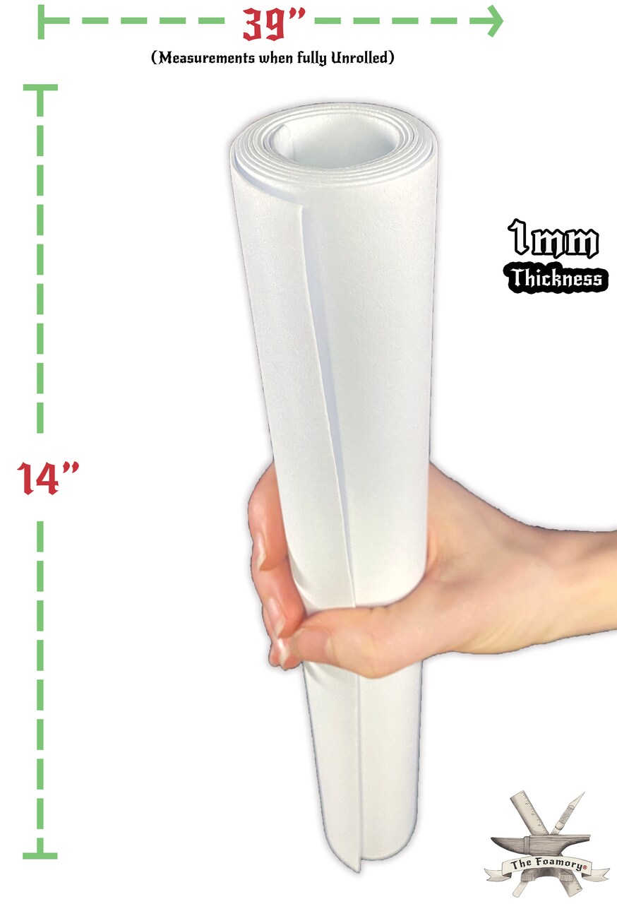 EVA Foam Cosplay | 14" x 39" Sheet | Ultra High Density 85kg/m3 | by The Foamory